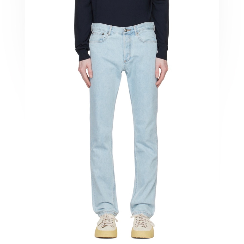 APC petit new standard light wash jeans 30
